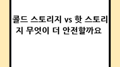 내 소중한 코인, 안전하게 보관하는 방법!